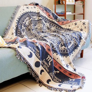 Wheel of the Zodiac Bedspread-Your Soul Place